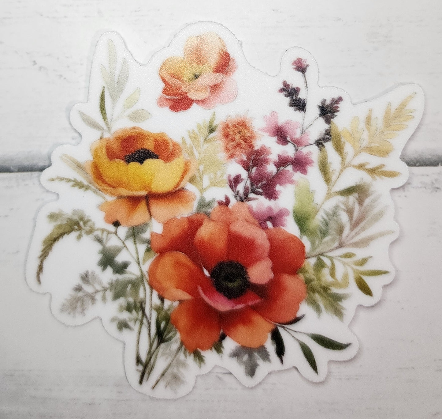 Floral sticker 1