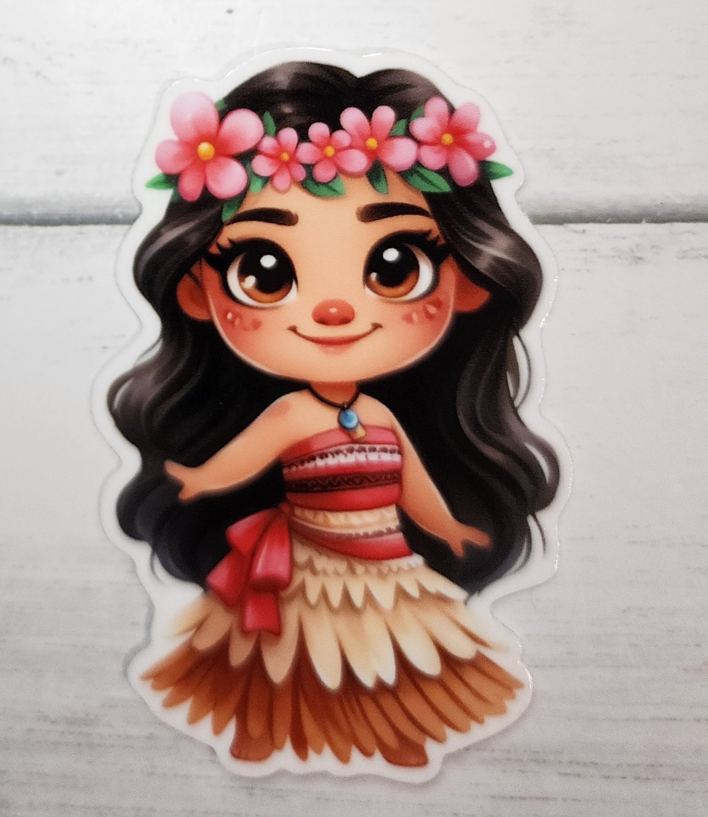 Princess Moana inspired sticker