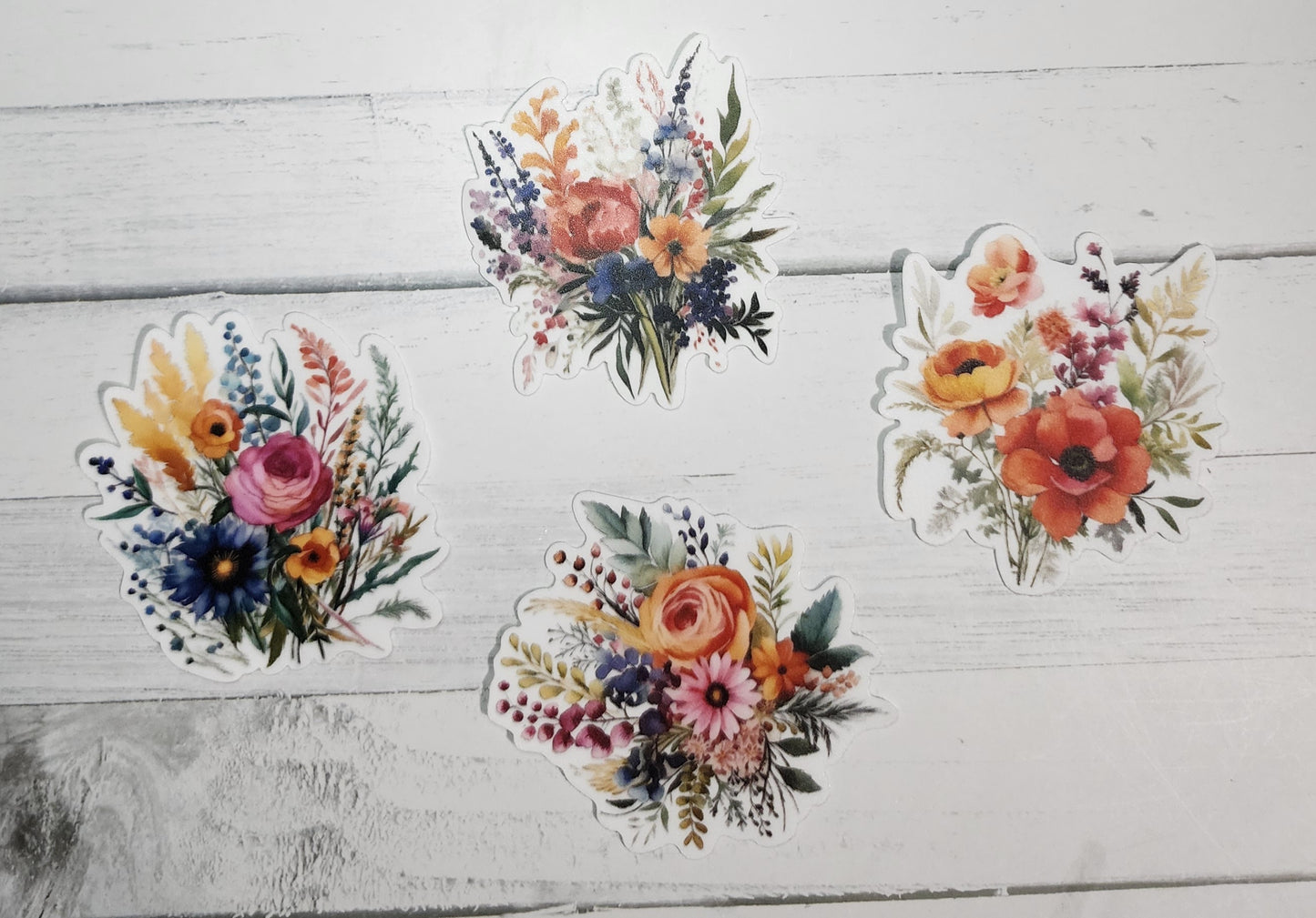 Floral sticker collection