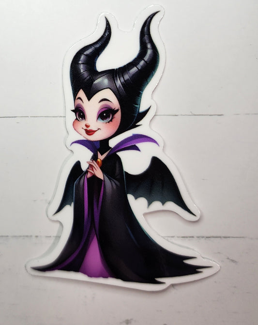 Maleficient inspired sticker