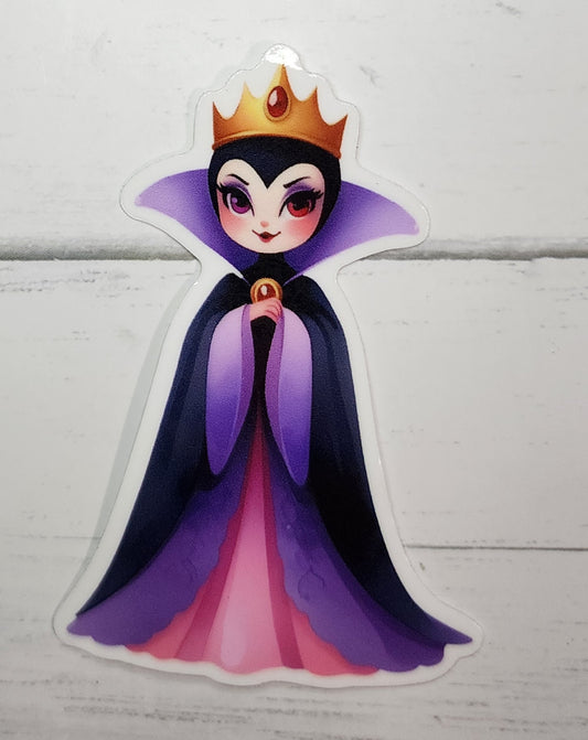 Evil queen inspired sticker