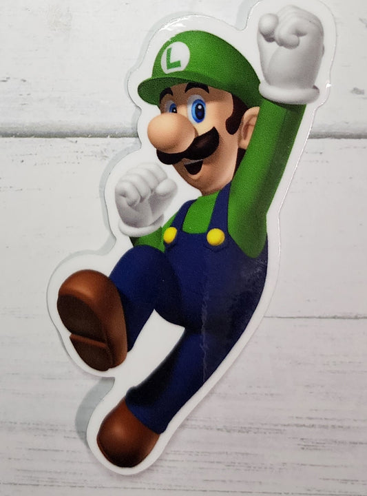 Luigi inspired sticker