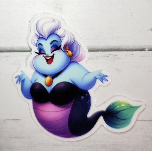 Ursula inspired sticker