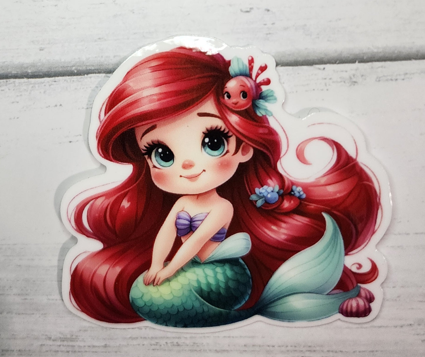 Princess Ariel inspired sticker