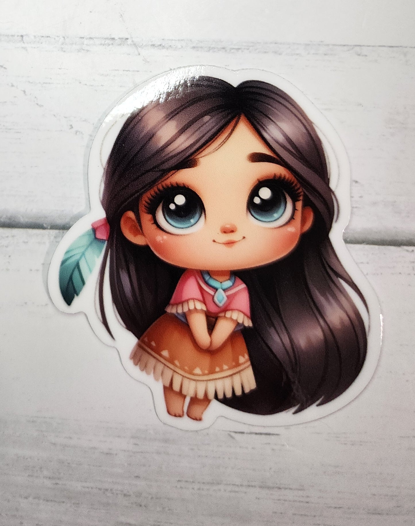 Pocahontas inspired sticker