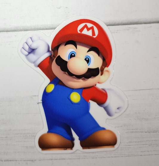 Mario inspired sticker