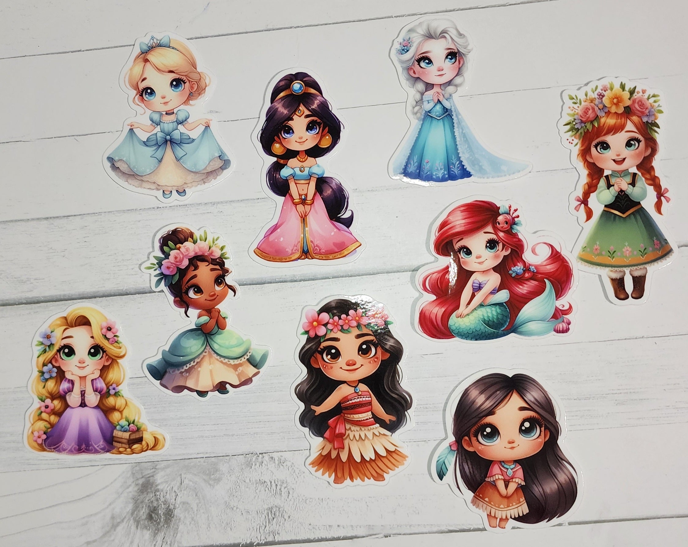 Princesscore Stickers Princess sticker collection – Scribbles and Strings