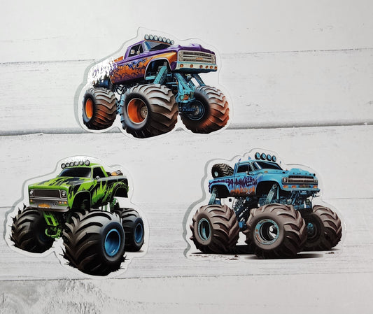 Monster truck sticker collection