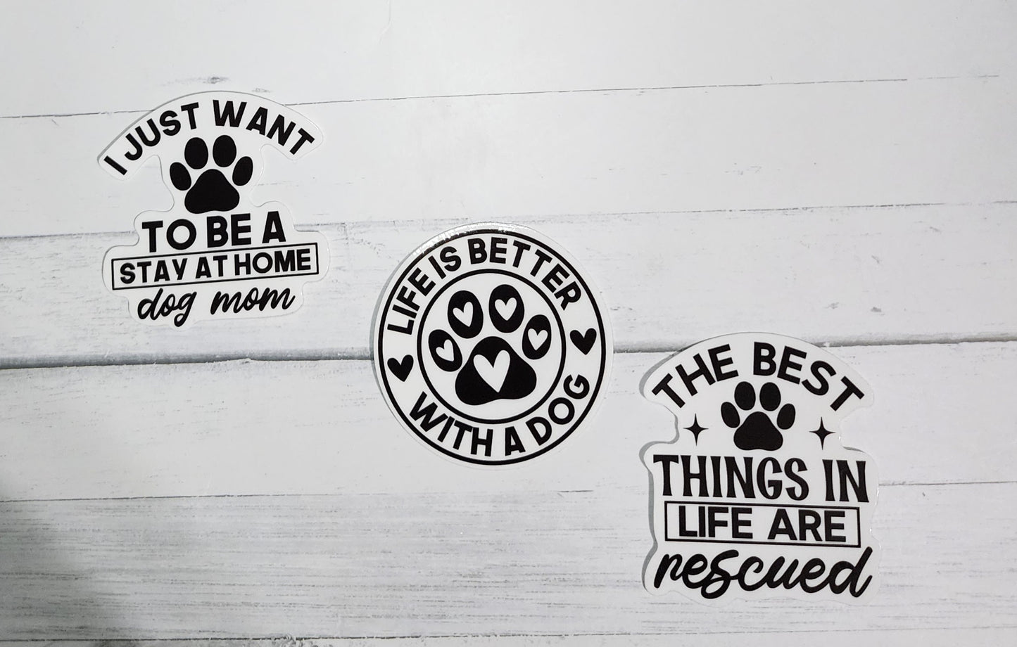 Dog sticker collection