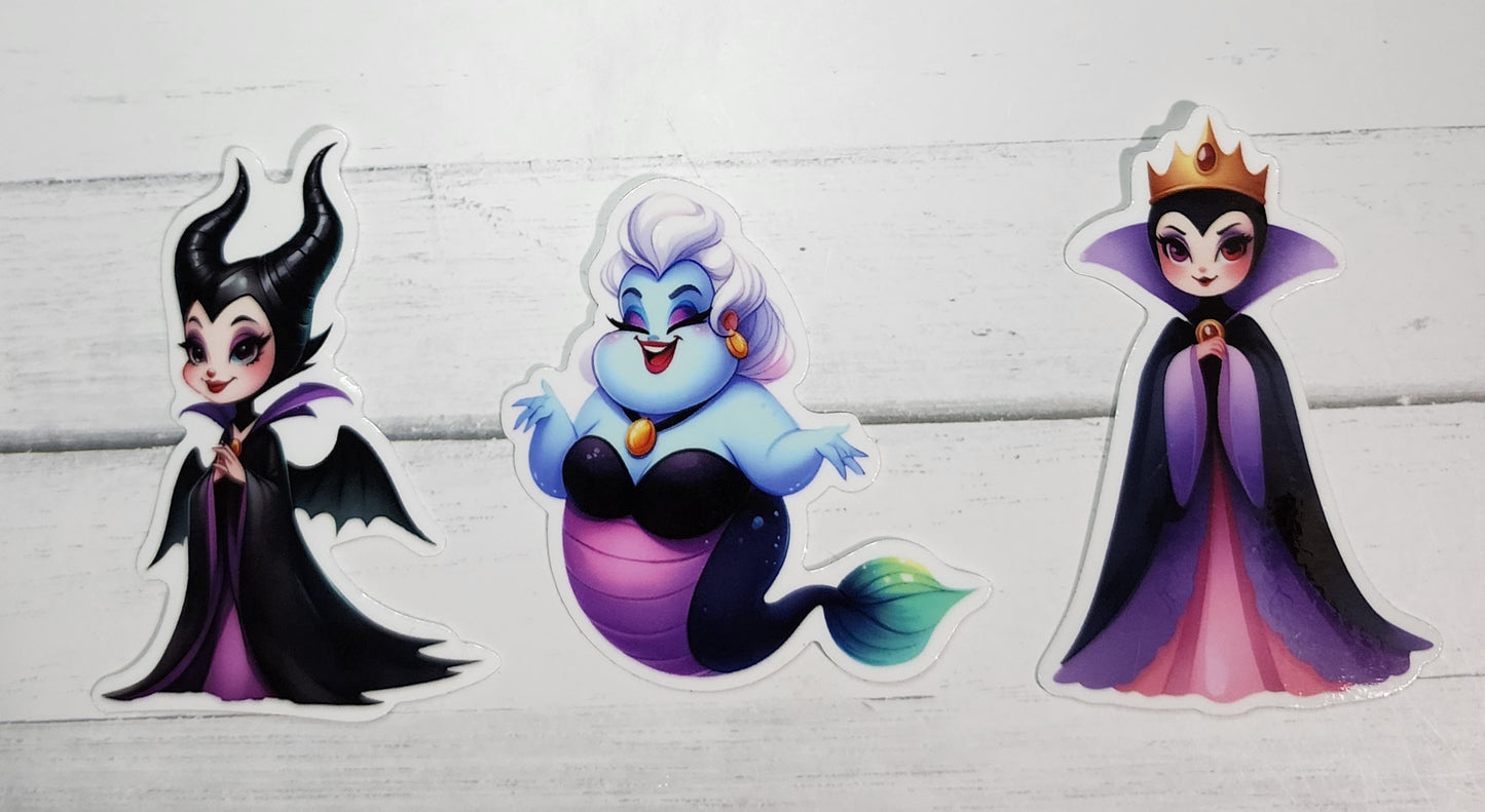 Villain sticker collection