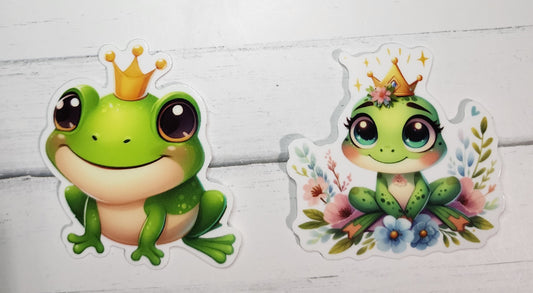 Frog sticker collection