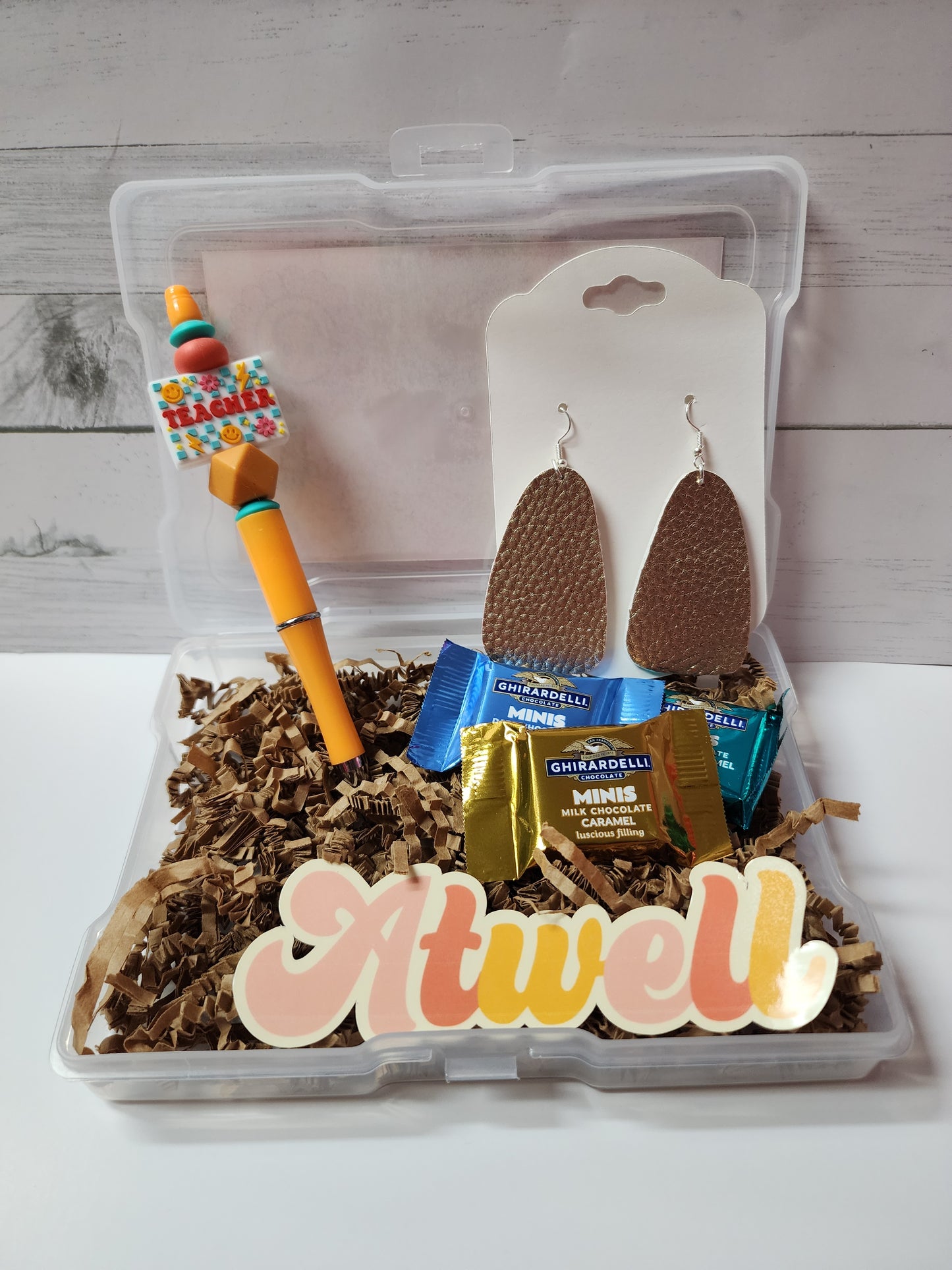 Retro Teacher Appreciation gift box