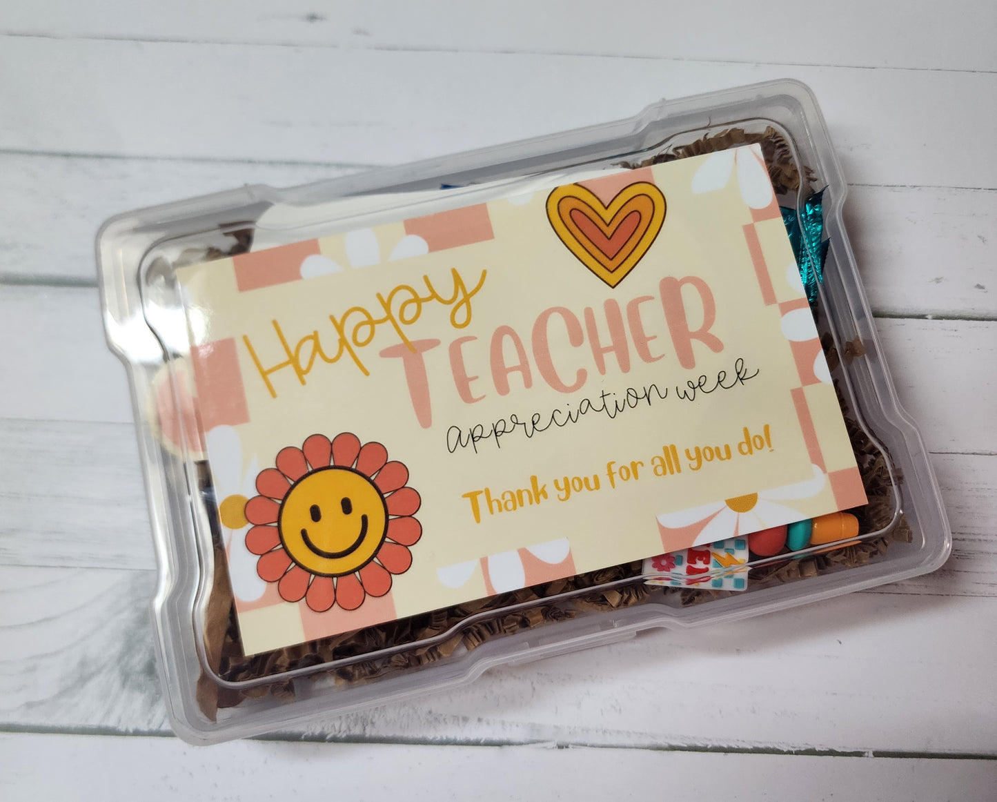 Retro Teacher Appreciation gift box