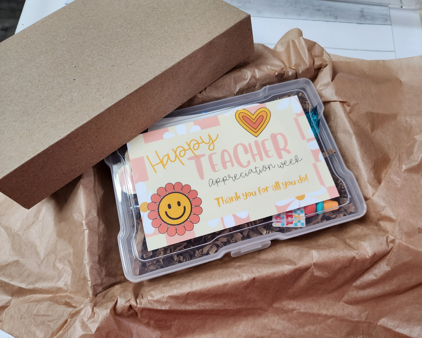 Retro Teacher Appreciation gift box