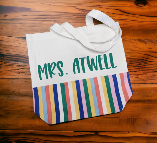 Teacher Appreciation personalized bag